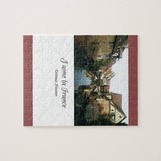 J'aime la France Puzzle - Colmar, Frankrijk Legpuzzel (Horizontaal)