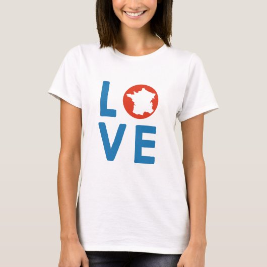 J'aime la France T-shirt (Voorkant)