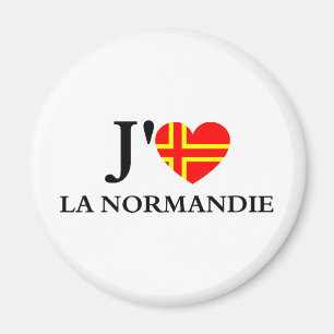 J'aime la Normandie Magneet