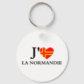 J'aime la Normandie Sleutelhanger (Voorkant)