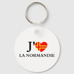 J'aime la Normandie Sleutelhanger