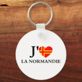 J'aime la Normandie Sleutelhanger (Voorkant)