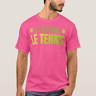 J'Aime Le Tennis Ik hou van tennis T-shirt