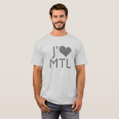 J'aime Montreal T-shirt (Voorkant volledig)