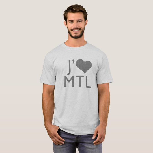 J'aime Montreal T-shirt (Voorkant volledig)