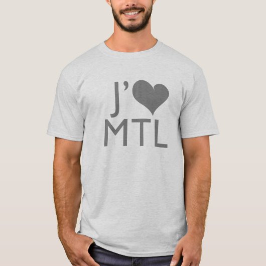 J'aime Montreal T-shirt (Voorkant)
