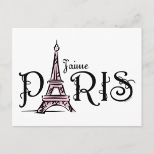 J'aime Paris Briefkaart