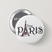 J'aime Paris Button (Voorkant /achterkant)