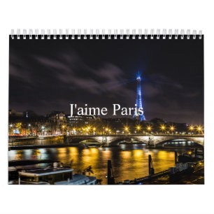 J'aime Paris Calendar Kalender