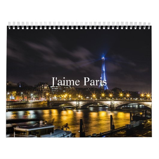 J'aime Paris Calendar Kalender (Hoes)
