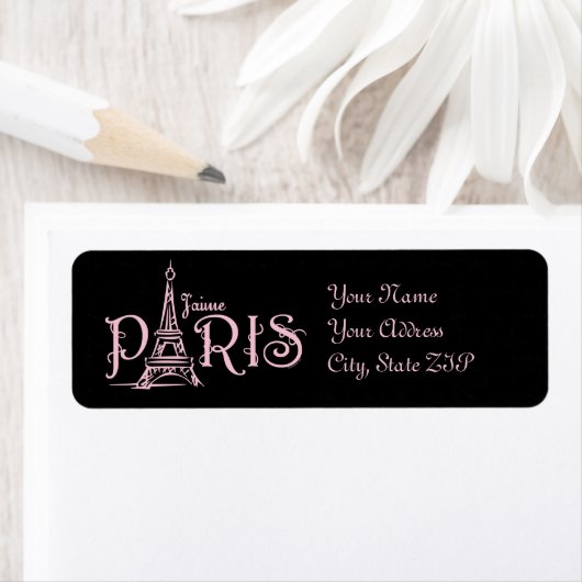 J'aime Paris (Donker) Label (Insitu)
