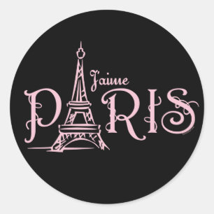 J'aime Paris (donkere) Sticker
