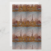 J'aime Paris (ik hou van Parijs) Briefpapier (Voorkant / Achterkant)