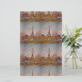 J'aime Paris (ik hou van Parijs) Briefpapier (Staand voorkant)