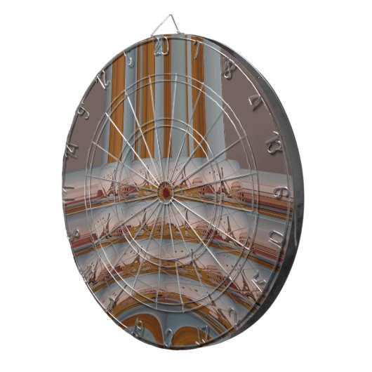 J'aime Paris (ik hou van Parijs) Dartbord (Voorkant Rechts)