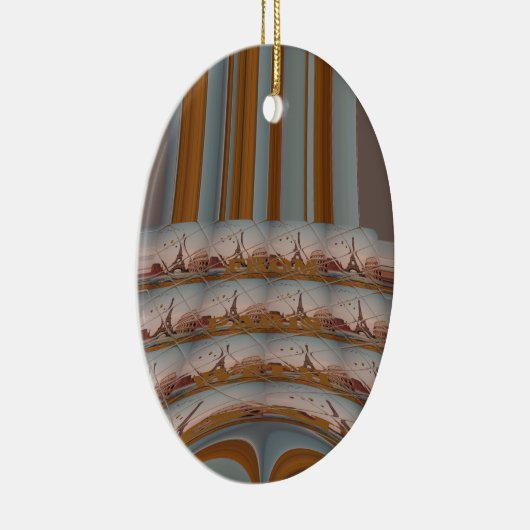 J'aime Paris (ik hou van Parijs) Keramisch Ornament (Rechts)