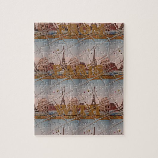 J'aime Paris (ik hou van Parijs) Legpuzzel (Verticaal)