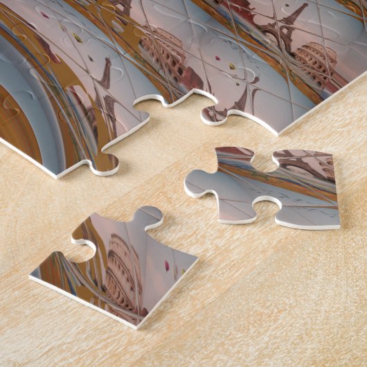 J'aime Paris (ik hou van Parijs) Legpuzzel (Zijkant)