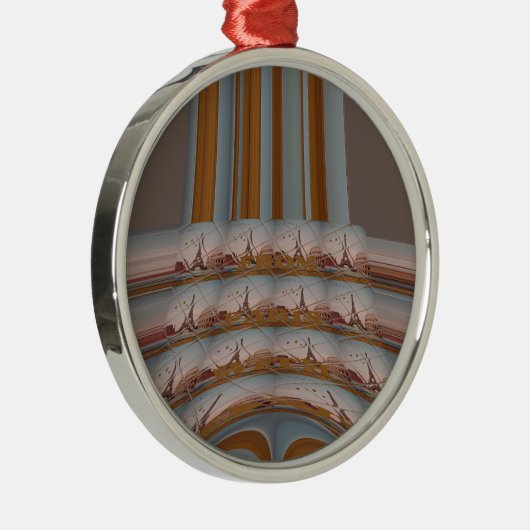 J'aime Paris (ik hou van Parijs) Metalen Ornament (Rechts)