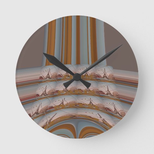 J'aime Paris (ik hou van Parijs) Ronde Klok (Voorkant)