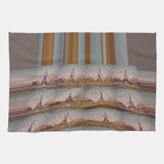 J'aime Paris (ik hou van Parijs) Theedoek (Horizontaal)