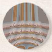 J'aime Paris (ik hou van Parijs) Zandsteen Onderzetter (Voorkant)