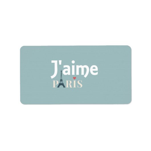 J'aime Paris Labels (Voorkant)