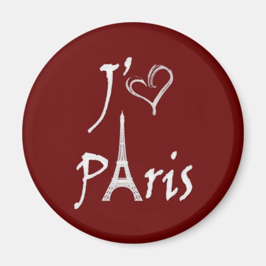 j'aime Paris Magneet (Voorkant)