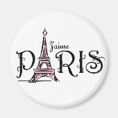 J'aime Paris Magnet (Voorkant)