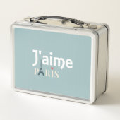J'aime Paris Metal Lunch Box (Achterkant)