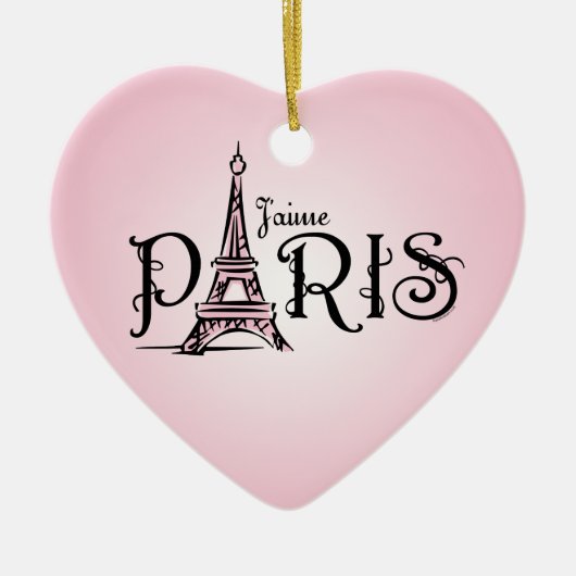 J'aime Paris Ornament (Voorkant)