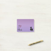 j'aime Paris' poedel Notities Post-it® Notes (Op bureau)