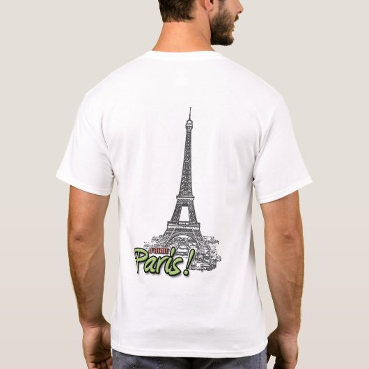 J'aime Paris! Shirt (Achterkant)