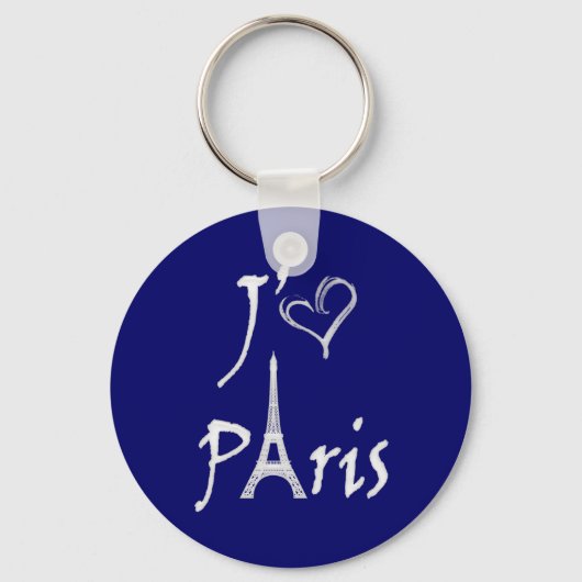 j'aime Paris Sleutelhanger (Voorkant)