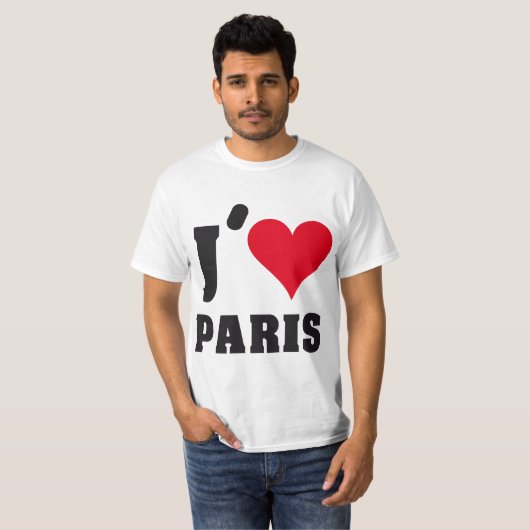 J'aime Paris T-shirt (Voorkant volledig)