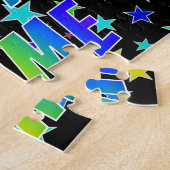 "JAIME" Voornaam, Fun "HAPPY BIRTHDAY" Legpuzzel (Zijkant)