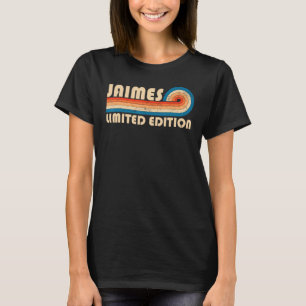 JAIMES Achternaam Retro Vintage 80s 90s Verjaardag T-shirt
