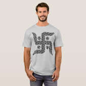 + Jain Swastika T-shirt (Voorkant volledig)