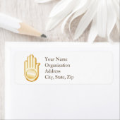 Jain Symbol Adresetiketten Etiket (Insitu)