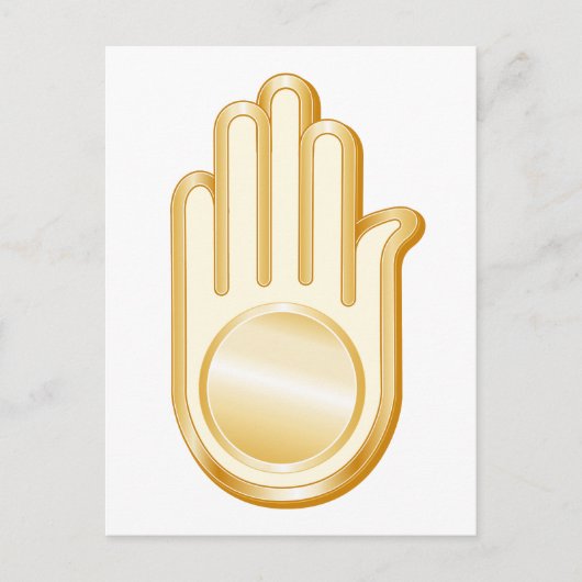 Jain Symbol Briefkaart (Voorkant)