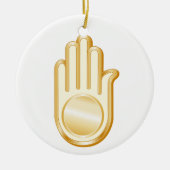 Jain Symbol Keramisch Ornament (Voorkant)