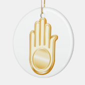 Jain Symbol Keramisch Ornament (Links)