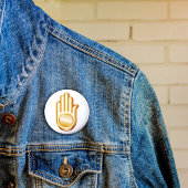 Jain Symbol Ronde Button 5,7 Cm