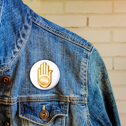 Jain Symbol Ronde Button 5,7 Cm