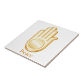 Jain Symbol Tegeltje (Zijkant)