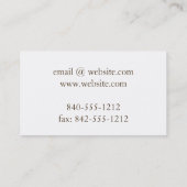 Jain Symbol Visitekaartje (Achterkant)