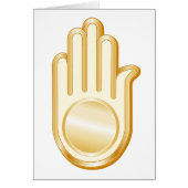 Jain Symbol Wenskaart (Voorkant)