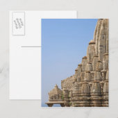 Jain tempel in Chittorgarh Fort, India Briefkaart (Voorkant / Achterkant)