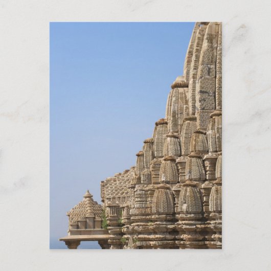 Jain tempel in Chittorgarh Fort, India Briefkaart (Voorkant)