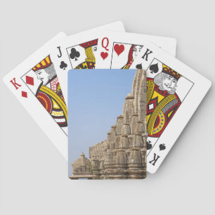 Jain tempel in Chittorgarh Fort, India Pokerkaarten